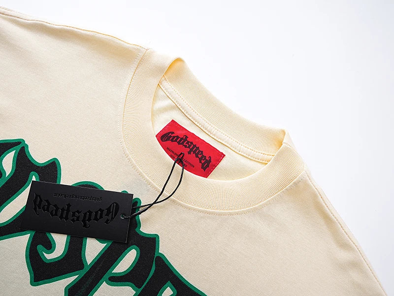 Camiseta GOD SPEED Estilo Vintage – Unisex | Moda Hip Hop Verano 2025