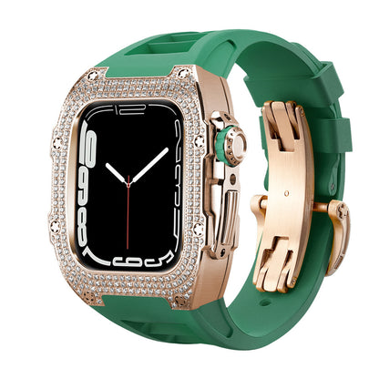 Correa de Reloj con Caja de Diamantes | Estilo Exclusivo Flow Hasta La Muerte